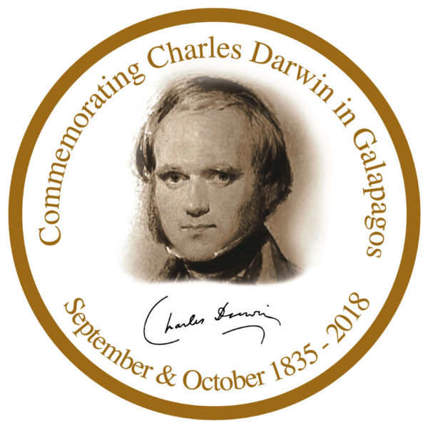 Commemorating Charles Darwin in Galapagos.