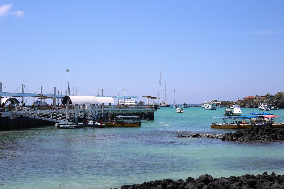 Puerto Ayora is one of the town ports in the archipelago.