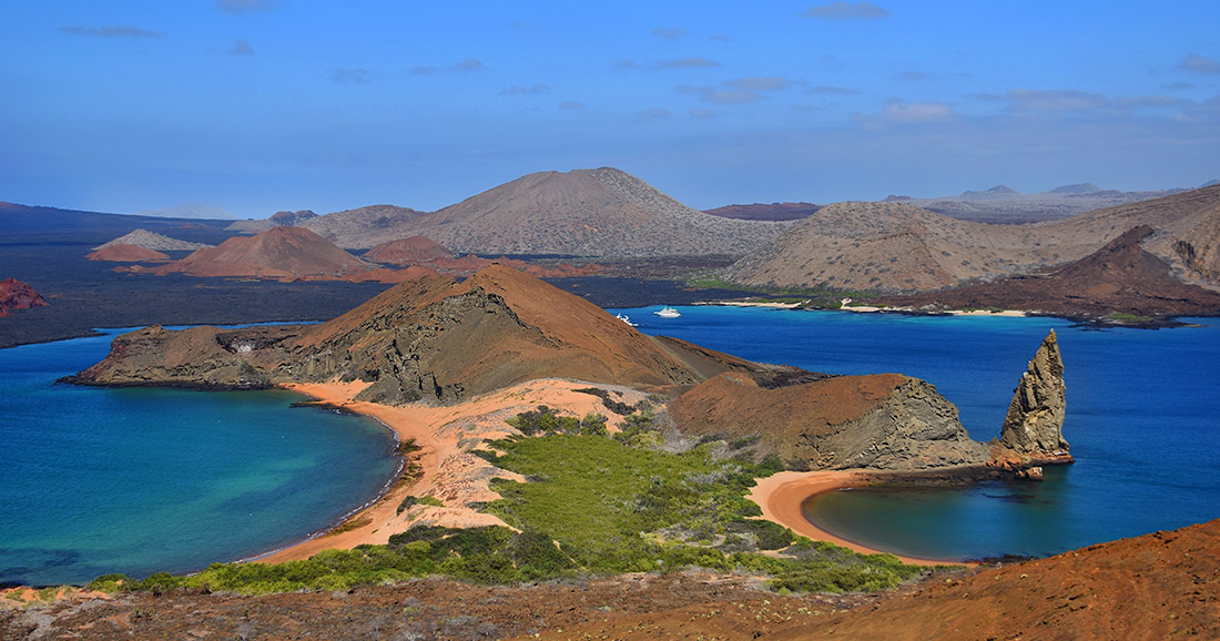 Bartolome Island landscape.