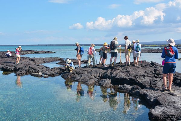 Island exploration in the Galapagos